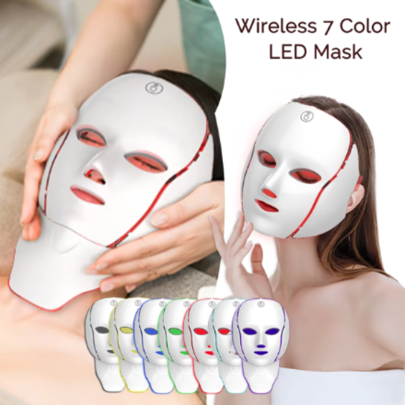 Photon Renew LED Face + Neck Mask + Contour Brush