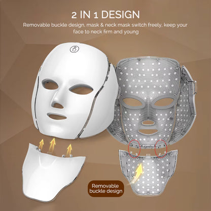 Photon Renew LED Face + Neck Mask + Contour Brush