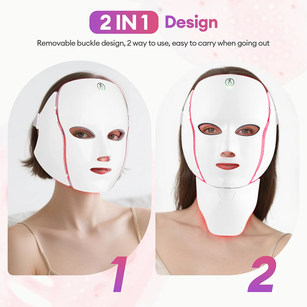 Photon Renew LED Face + Neck Mask + Contour Brush